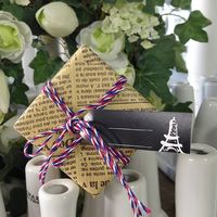 シモジマ HEIKO コットンミックス20m巻 #1 トリコロール 001500650 1セット(1巻入×4巻 合計4巻)（直送品）