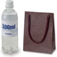 シモジマ カラーチャームバッグ Tー4 ブラウン 005350005 1セット(10枚×10束 合計100枚)（直送品）