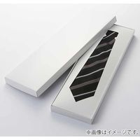 シモジマ ＤＸ白無地箱　Ｎー３　ネクタイ用　Ｌ 006801500 1セット（10枚×10束）