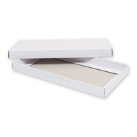 シモジマ DX白無地箱 サイフロング用 006815800 1セット(10枚×5束)