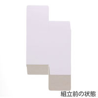 シモジマ 白無地箱 人形箱 5 006819500 1セット(1束(20枚)×5)