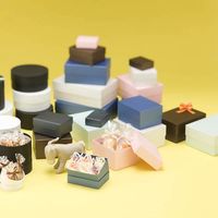 シモジマ 貼箱 No.1 ブラウン 006868406 1セット(100個)（直送品）