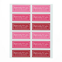 シモジマ 特殊強粘ギフトシール ユニバーサル チェリー 007067817 1セット(10束)（直送品）