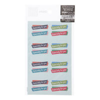 シモジマ 特殊強粘ギフトシール ハーモニーパッションドット 007067824 1セット(10束)（直送品）