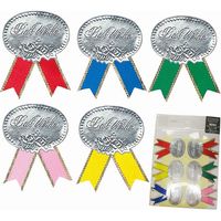 シモジマ リボン付き M ベストウイッシュアソート銀 007081108 1セット(1束(42片)×10)