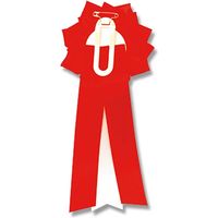 459-240 徽章バラ 大 赤 1個入 007282639 1セット（6袋） 銀鳥産業（直送品）