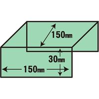 シモジマ アクリルディスプレイ コの字型3面150X150 007306203 1セット(1個×4)