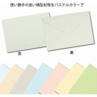 【ケース販売】HEIKO カラー封筒 洋2 パステルグレー 007527902  1ケース(100束入×10袋 合計1000束)（直送品）