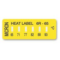 アイピー技研 ヒートラベル(不可逆性)6点表示 1箱(10枚入) 6R-65 1箱(10枚) 3-8756-02（直送品）