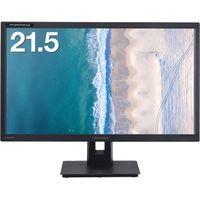 グリーンハウス 21.5インチワイド液晶モニター GH-LCW22G-WH フルHD/HDMI/DisplayPort/D-sub テレワーク 在宅 （直送品）
