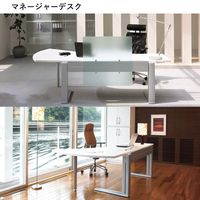 【組立設置付】プラス XF TYPE-L デスク167 幅1600×奥行700×高さ720mm ホワイトメープル/シルバー XL-167 1台（直送品）