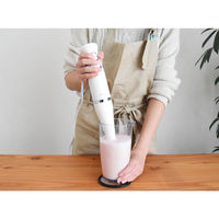 ドリテック dretec ハンドブレンダー「クックスティック」 白 HM-804IV チョッパー＆ホイッパー付き