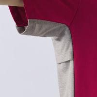 住商モンブラン 男女兼用スクラブ バーガンディ×グレー 3L 72-912 1枚　スクラブ（直送品）