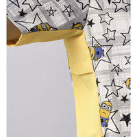 住商モンブラン 男女兼用スクラブ グレー×イエロー L MU601-05 1枚　スクラブ（直送品）