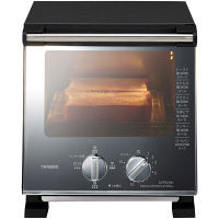 スリムオーブントースター 黒 TS-D037PB ツインバード