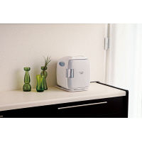 ツインバード 2電源式コンパクト電子保冷保温ボックス HR-DB06GY 5.5L