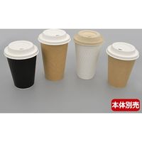 ケーピープラテック 紙製ドリンクカップ用蓋 90パルプリッド ナチュラル 54527 1包：1000枚（50×20）（直送品）