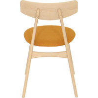 【軒先渡し】ヤマソロ Yummy （ヤミー） ダイニングチェア オレンジ 83-820 1セット（2脚入）（直送品）