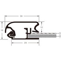 プラチナ万年筆 アケパネ ADA1-S・C シルバー/クローム 0008005118 1枚