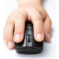 ワイヤレスマウス　無線　静音　3ボタン　中型サイズ　レーザー　MA-WLS131BK　サンワサプライ　1個（直送品）