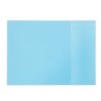 エレコム メモエリア付きシリコンマウスパッド ブルー 大き目サイズ(219×160mm) MP-SR02BU 1枚