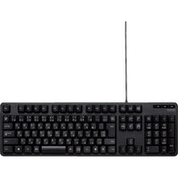 エレコム 有線キーボード/メンブレン式/フルサイズ/ブラック TK-FCM104BK 1個（直送品）