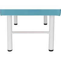 フィフティ・ヴィジョナリー H型脚マッサージベッドBASIC有孔 長180×幅65×高55cm FV-215BH-BL-W65H55（直送品）