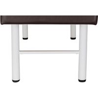 フィフティ・ヴィジョナリー H型脚マッサージベッドBASIC有孔 長180×幅75×高50cm FV-215BH-BR-W75H50（直送品）