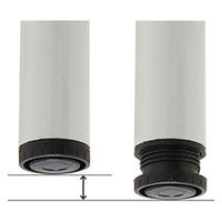 フィフティ・ヴィジョナリー H型脚マッサージベッドBASIC無孔 長180×幅75×高55cm FV-215H-BR-W75H55（直送品）