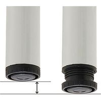 フィフティ・ヴィジョナリー H型脚マッサージベッドBASIC無孔 長180×幅75×高60cm FV-215H-BR-W75H60（直送品）