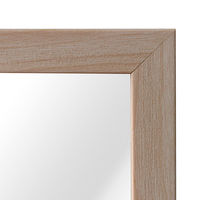 永井興産 軽量ウォールミラーKarui 幅280×奥行35×高さ900mm ナチュラル NK-216 NA 1セット（4台入）（直送品）