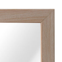 永井興産 軽量ウォールミラーKarui 幅280×奥行35×高さ1200mm ナチュラル NK-217 NA 1セット（4台入）（直送品）