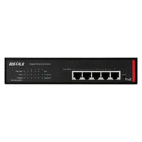 バッファロー 法人向け Giga対応 PoE Layer2 BS-GSL2005P 1台（直送品）