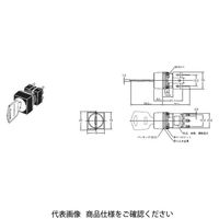オムロン キー形セレクタスイッチ 分離形(丸胴形φ16) はんだづけ端子タイプ 正方形 A165KーA2Mー1 1セット(2個)（直送品）