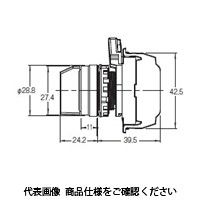オムロン 非照光 3ノッチ セレクタスイッチ 赤 A22NSー3BMーNRAーP012ーNN 1セット(3個)（直送品）