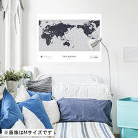 マッチングジャパン 大判 ラミあり 知育ステッカー 地図『世界地図_Lサイズ/G』 CO-10004-AS（直送品）