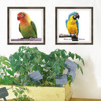 マッチングジャパン フチなし ラミあり フレームステッカー リアル動物『動物_25』 CO-9067-AS 1個(2枚セット)（直送品）