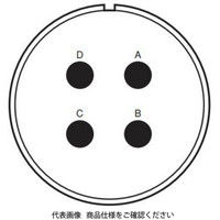 日本航空電子工業 パネル取付レセプタクル N/MS3102A32ー17P 1個（直送品）