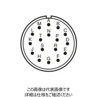 日本航空電子工業 ライトアングルプラグ N/MS3108B20ー29S 1個（直送品）