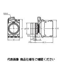 オムロン 押ボタンスイッチ 非照光/平形 樹脂ベゼル 緑 A22NNーBNMーNGAーG002ーNN 1セット(8個)（直送品）