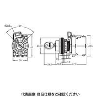 オムロン 2ノッチ キー形セレクタスイッチ A30NKー2MMー01AAーG112 1セット(2個)（直送品）