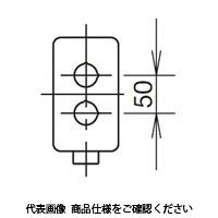 IDEC AGA形(1列タイプ)コントロールボックス 2点用 穴あり 深奥行タイプ AGA212DSY 1個（直送品）