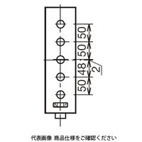 IDEC AGAW形コントロールボックス 5点用 穴あり 標準タイプ AGAW515Y 1個（直送品）