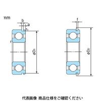 不二越 ベアリング 深溝玉軸受 6005ZZNRCM 1セット(10個)（直送品）