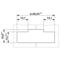 プリント基板用コネクタ ねじ接続式プラグ 極数4 パネル貫通 DFKーPC 5/ 4ーSTFー7，62 1セット(10個)（直送品）