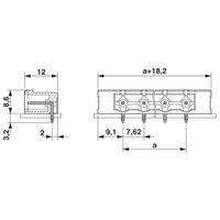 フエニックス・コンタクト プリント基板用コネクタ ソケット 極数6 GMSTBA 2，5 HC/ 6ーGー7，62ーLR 1セット(50個)（直送品）