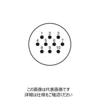 日本航空電子工業 ストレートプラグ SRCN6A16ー10P 1セット(4個)（直送品）