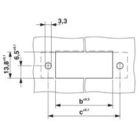 プリント基板用コネクタ ソケット 極数8 パネル貫通 DFKーPC 4/ 8ーGー7，62ーFS4，8 1セット(50個)（直送品）
