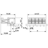 プリント基板用コネクタ ソケット 極数5 リフロー対応 IMC 1，5/ 5ーGー3，5 P20 THR 1セット(50個)（直送品）