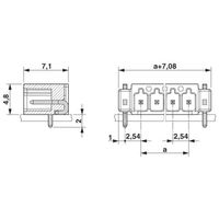 プリント基板用コネクタ ソケット 極数14 リフロー対応 MC 0，5/14ーGー2，54 SMD R56 1セット(465個)（直送品）